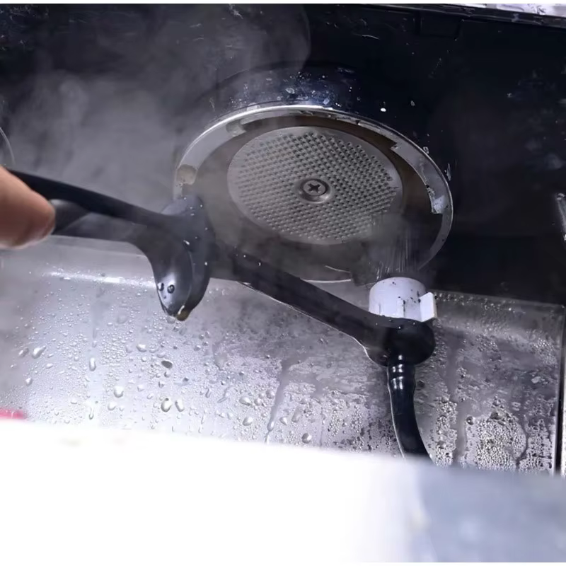 Brosse de nettoyage à la vapeur pour machine à café, outil de nettoyage détachable anti-brûlure, élimine l'huile et la saleté pour l'entretien de l'équipement à café