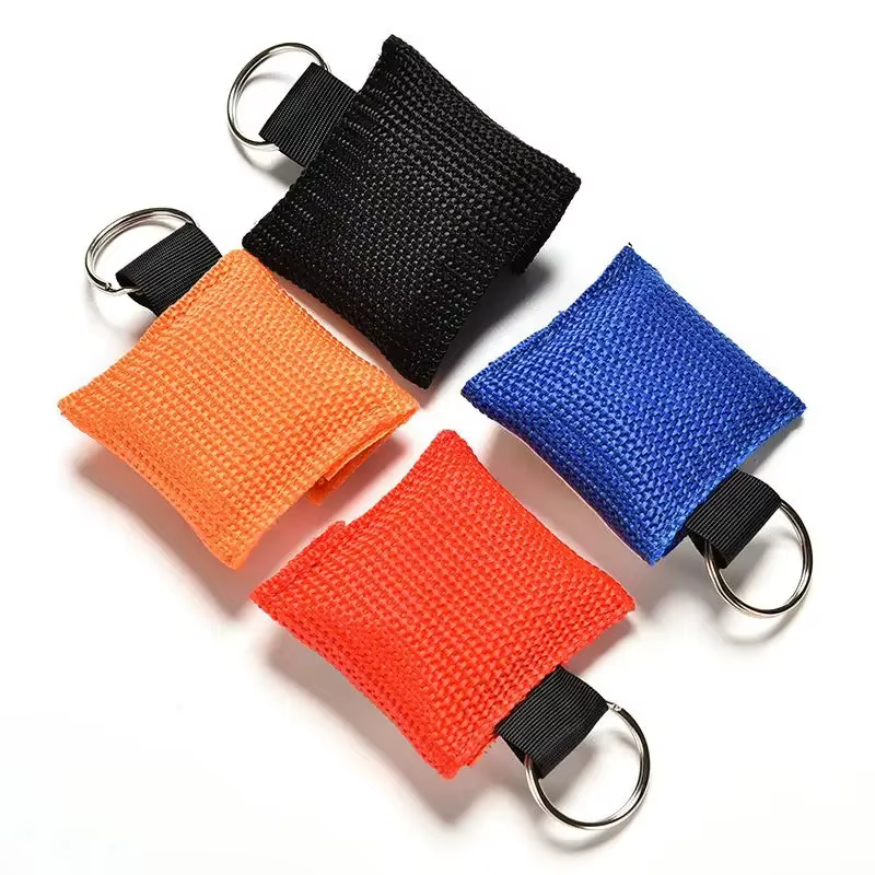 Porte-clés professionnel pour outils de soins de santé, masque facial CPR, réanimateur d'urgence pour premiers secours et sauvetage en plein air, 1 pièce ~ 10 pièces