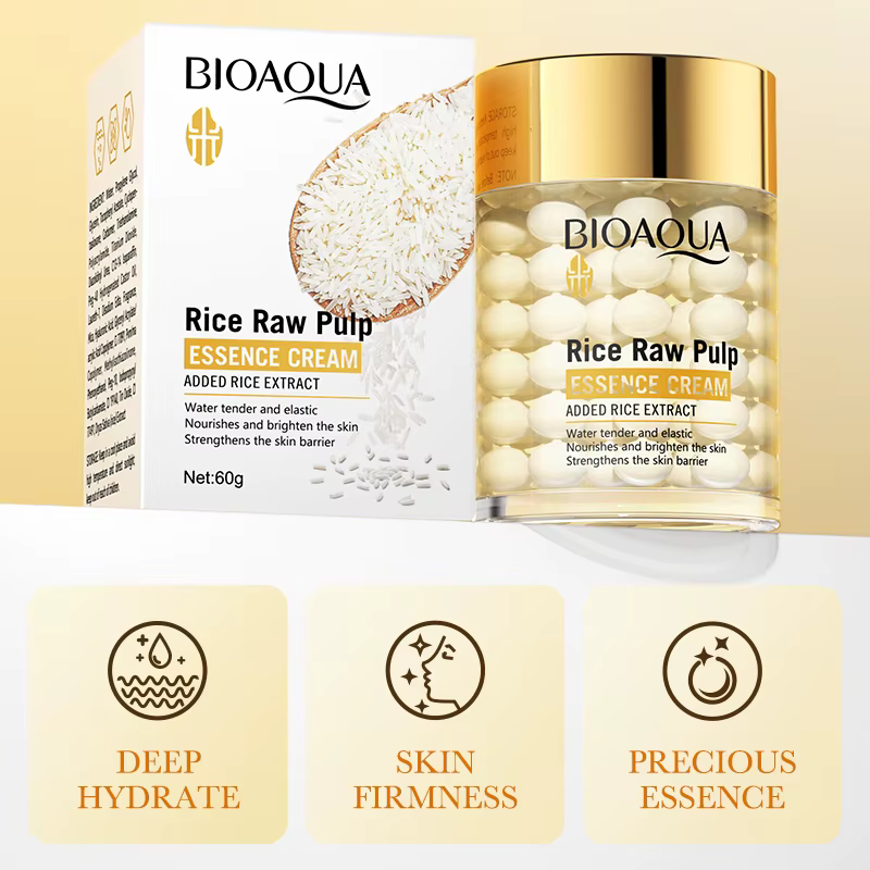 BIOAOUA riz hydratant en profondeur Essence crème éclaircissante hydratante visage