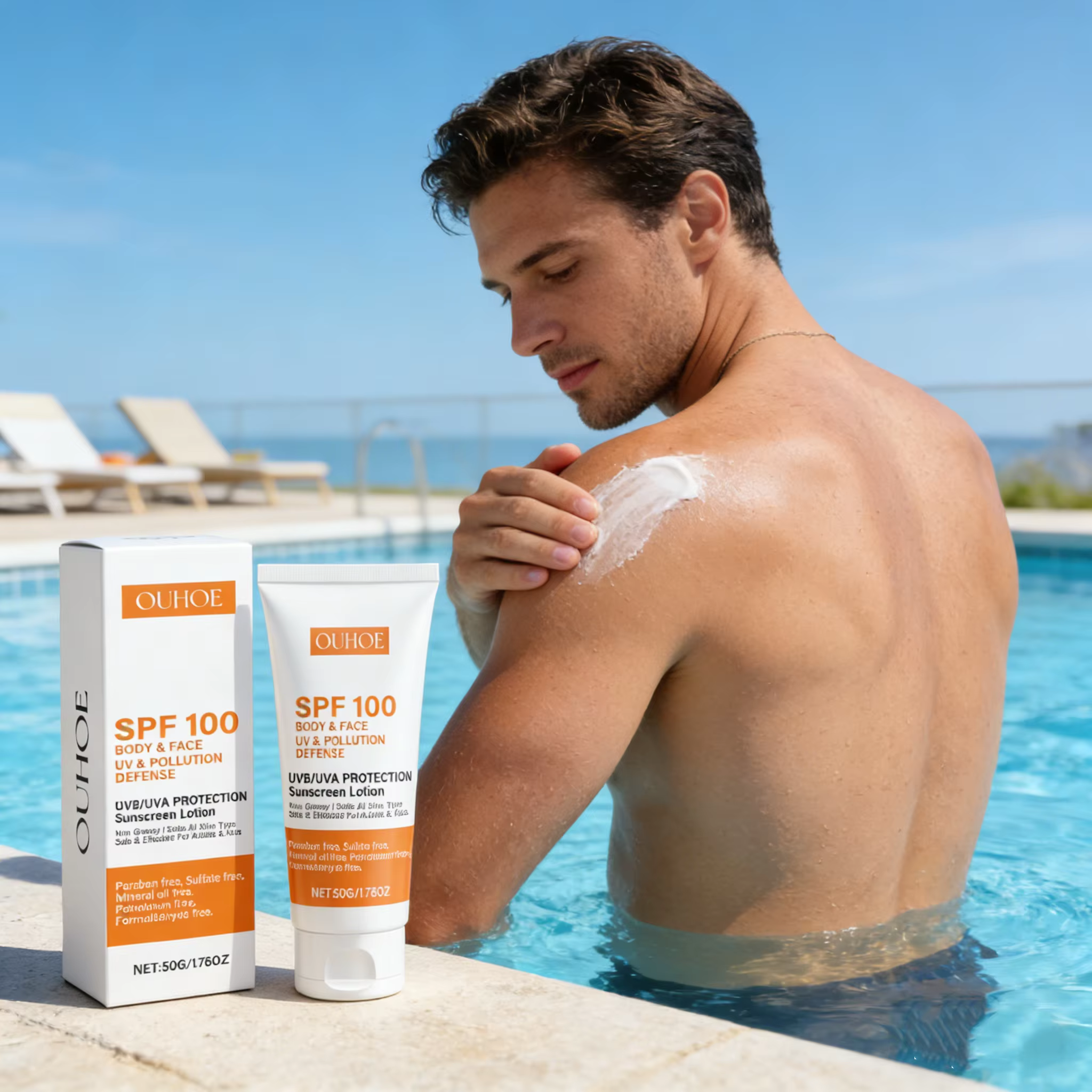 Lotion solaire anti-âge SPF100