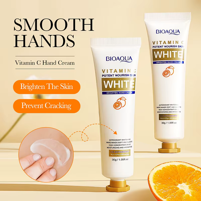 1/2 pièces Crème pour les mains BIOAQUA à la vitamine C