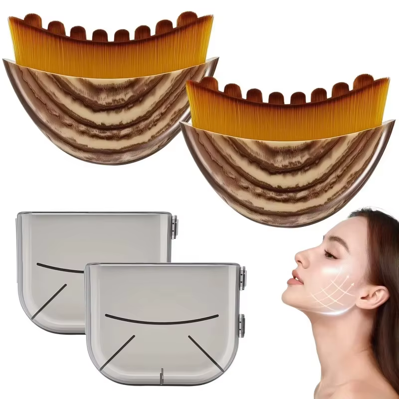 Brosse de massage lymphatique pour le visage