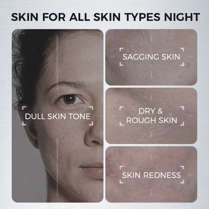 Masque de réparation de nuit NING 120G – Astaxanthine et antioxydants biologiques pour le renouvellement de la peau