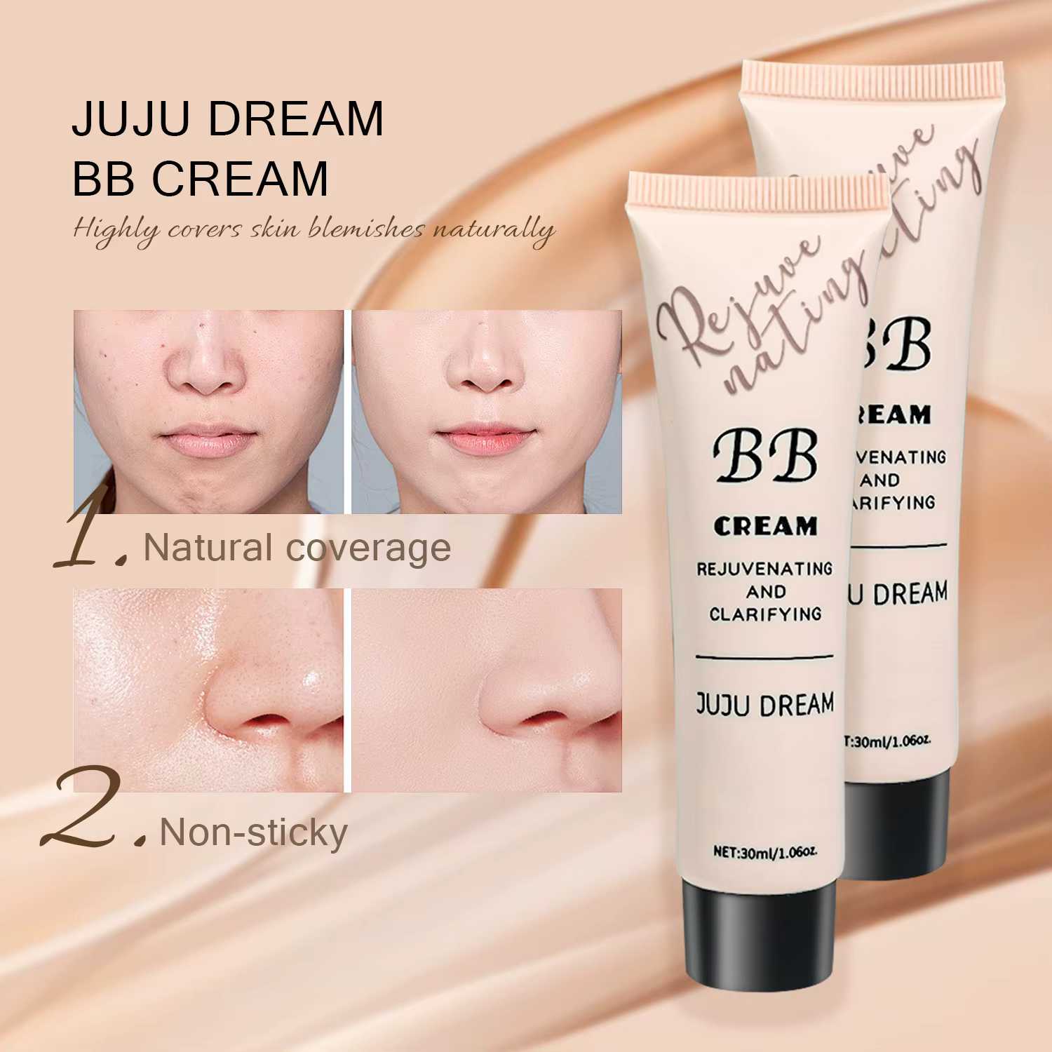 BB Cream-Fond de teint liquide