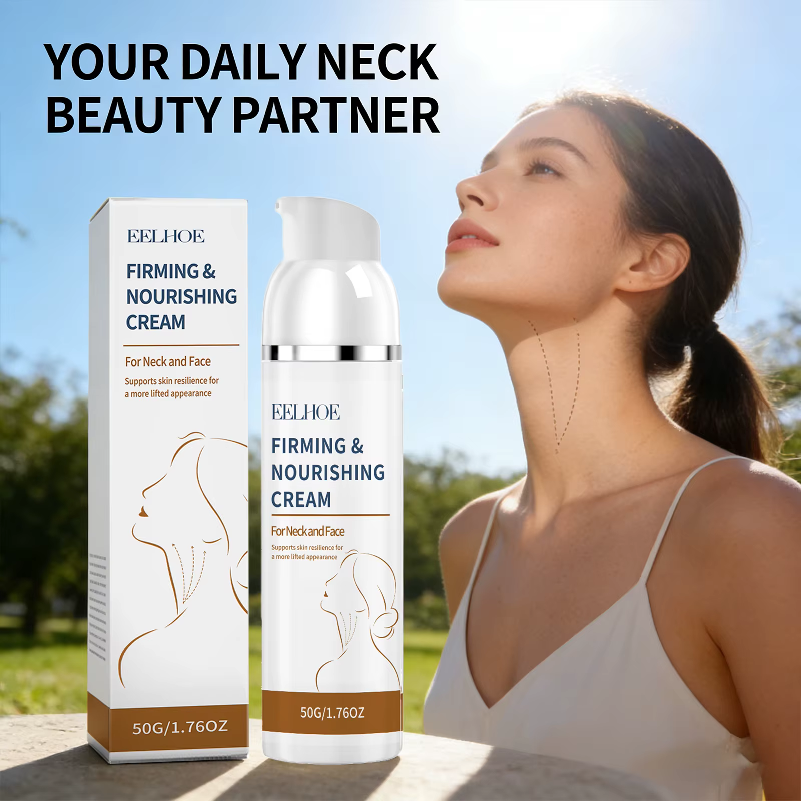 Crème Raffermissante et Nourrissante pour le Cou et le Visage