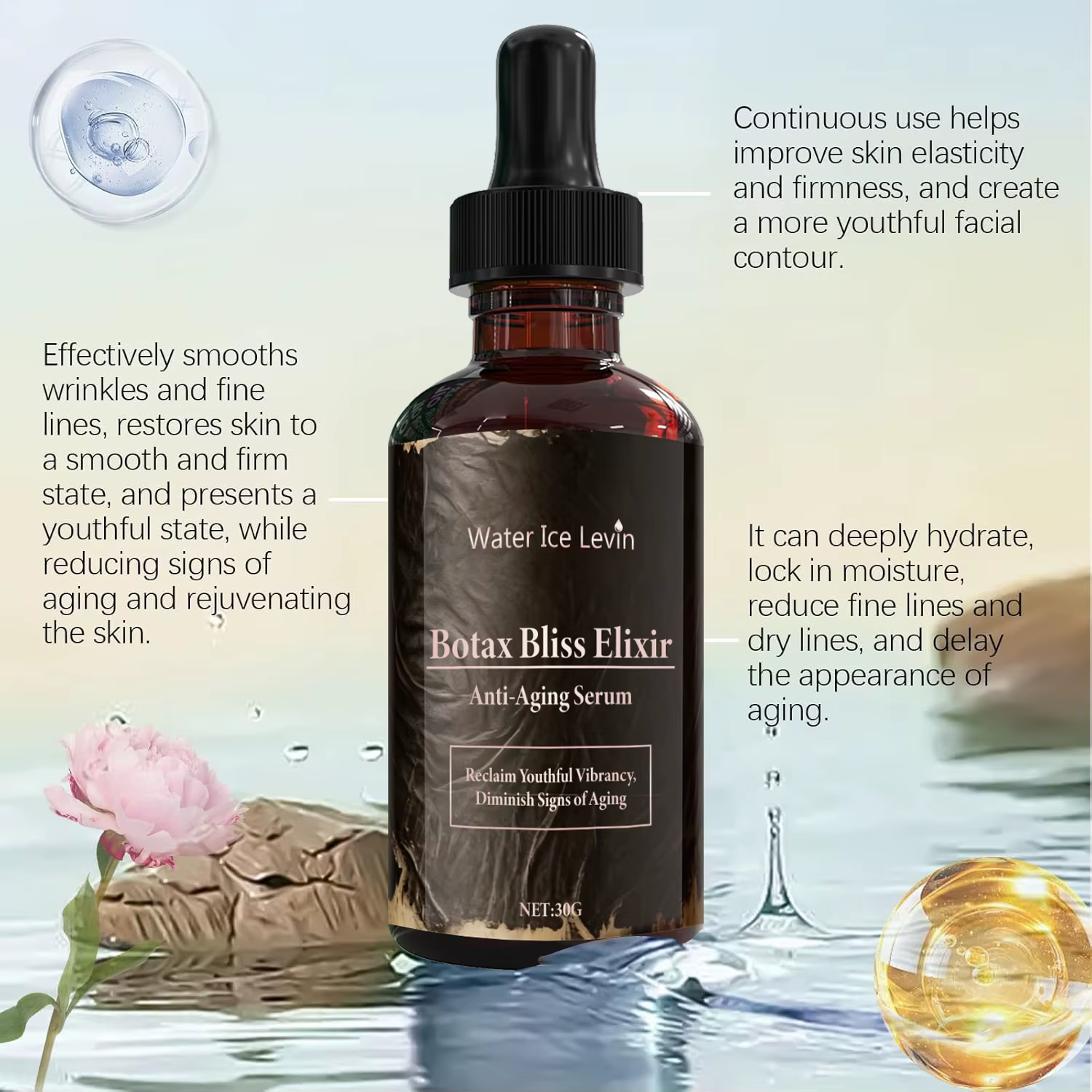 Sérum anti-âge Botax Bliss Elixir avec venin d'abeille