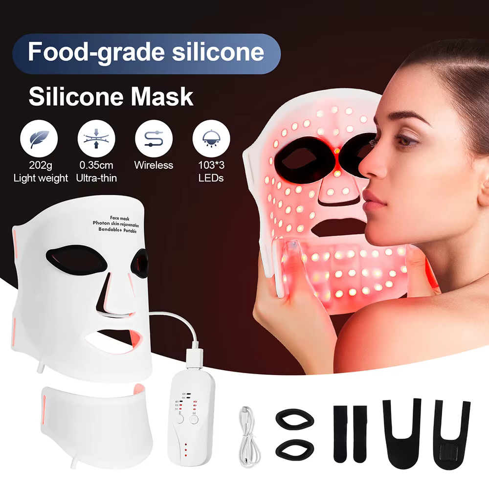 Masque LED en Silicone pour le visage
