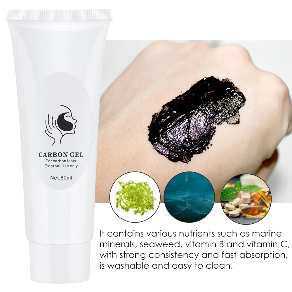 Gel Peeling au charbon 80ML pour la régénération de la peau