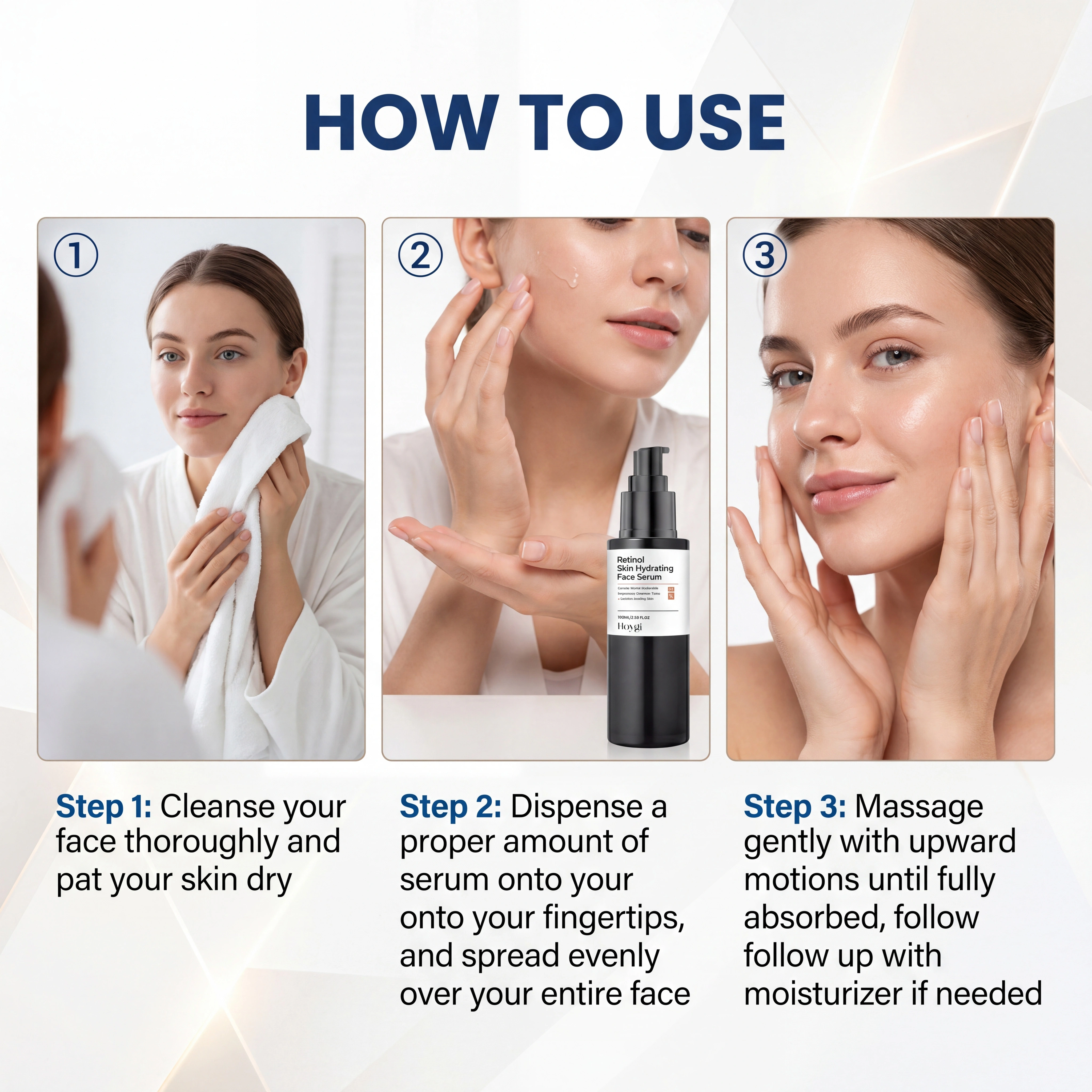Sérum de Nuit Nourrissant et Hydratant, Essence Réparatrice Apaisante et Éclaircissante Anti-Âge, Soin Doux de Nuit pour le Visage