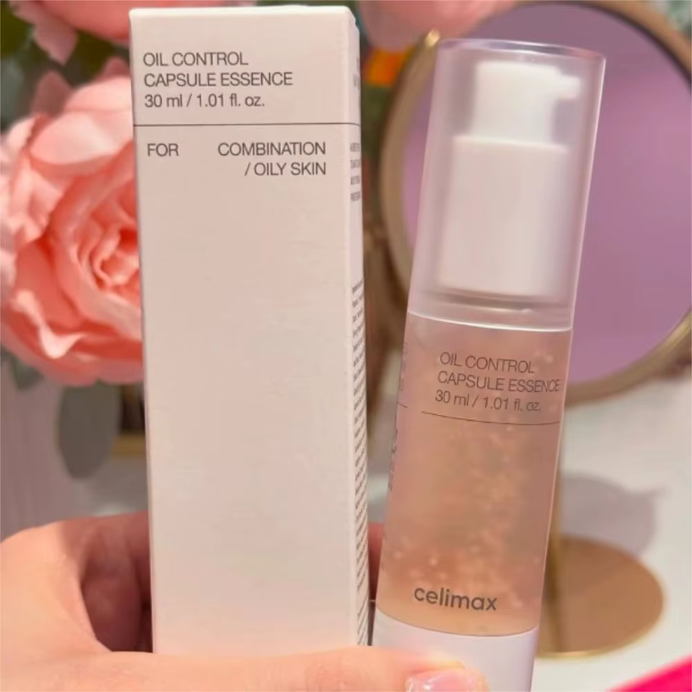 Sérum Visage Anti-Sébum Celimax 30ml à la Niacinamide et au 4-terpineol pour Peaux Mixtes à Grasses – Essence Capsule Contrôle du Sébum et Éclaircissante