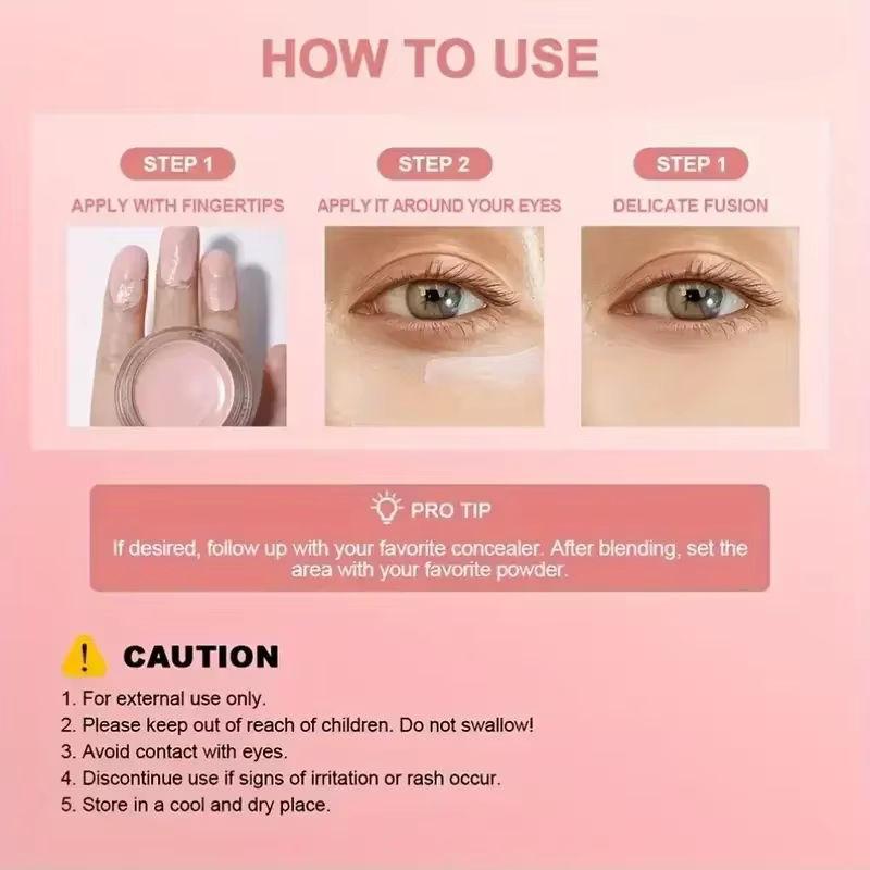 Correcteur éclaircissant hydratant pour les yeux et crème de contour