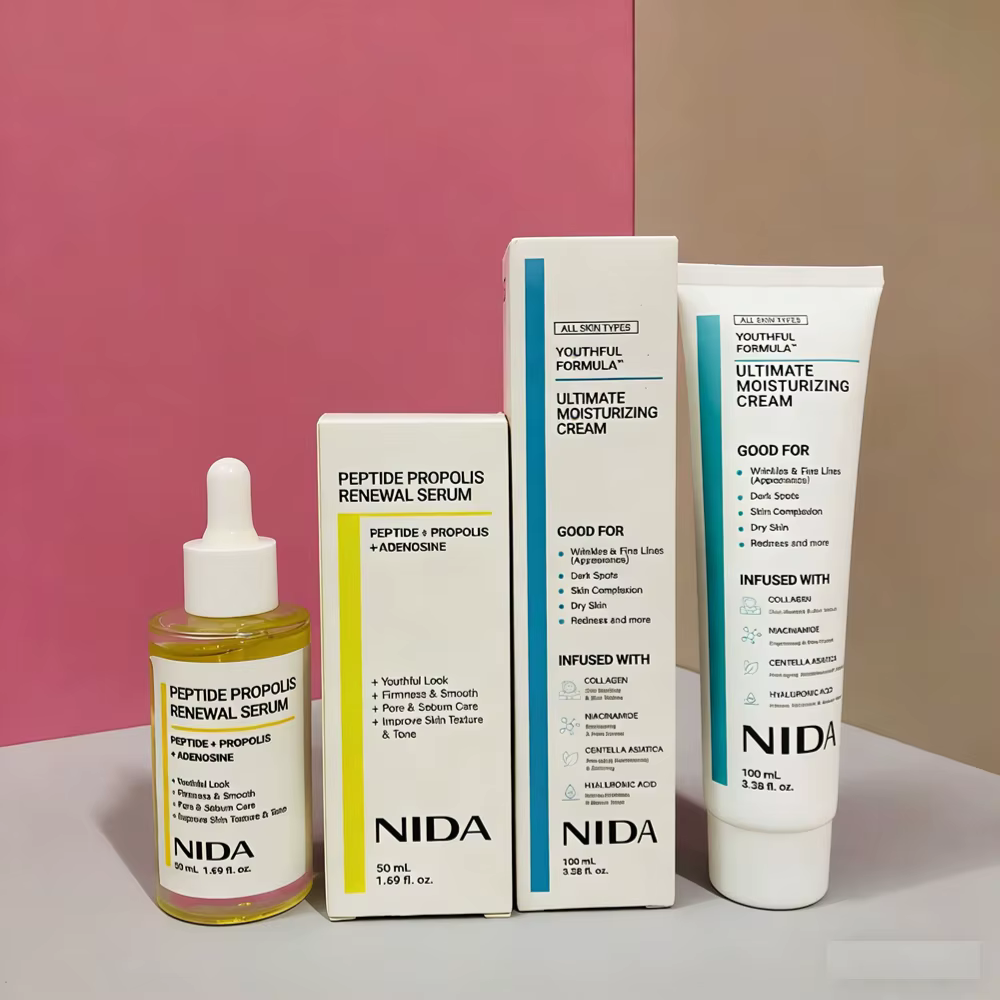 Kit de soin de la peau NIDA de Corée - Crème hydratante ultime
