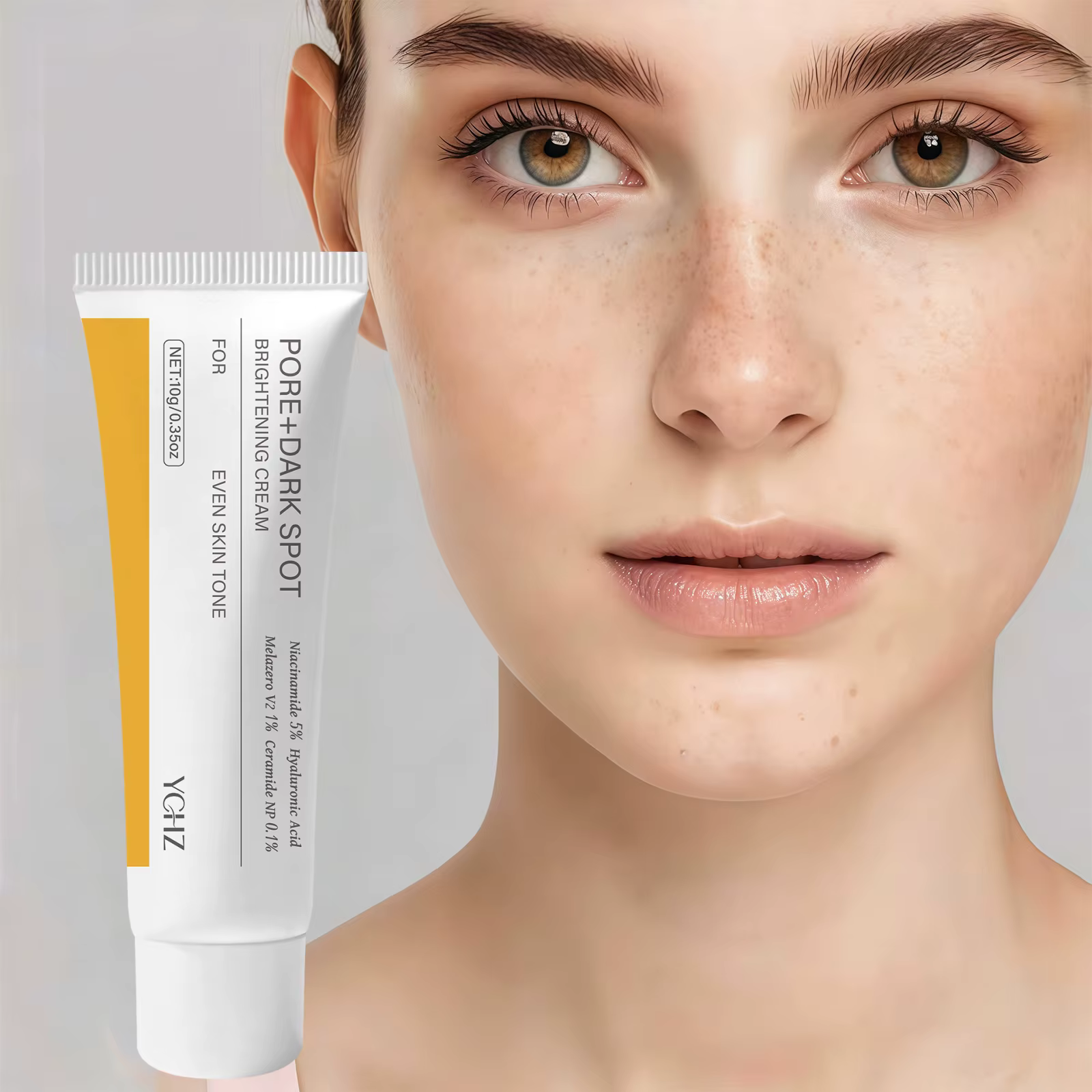 Crème éclaircissante et raffermissante pour le visage
