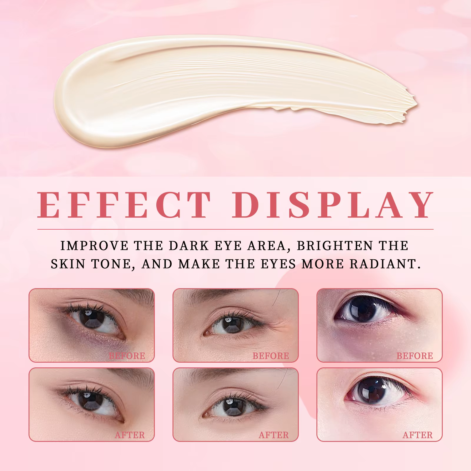 Massage électrique polypeptide raffermissant crème pour les yeux Lifting ligne Fine soulager la Fatigue cernes beauté hydratant soins de la peau