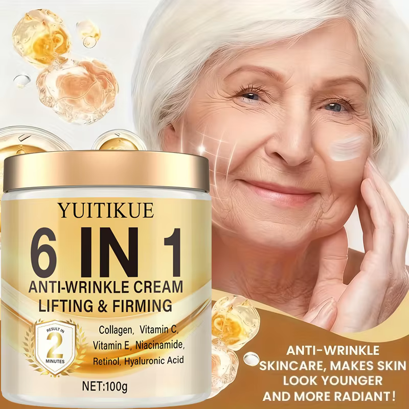 YUITIKUE Crème liftante 2 Min 100g - Anti-rides 6 en 1