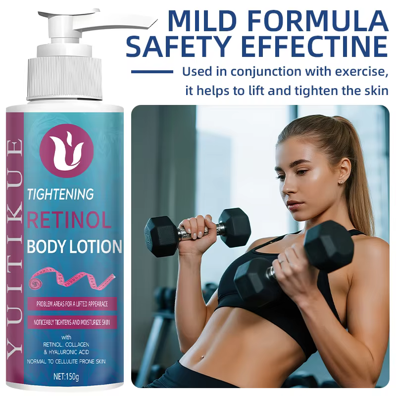 La Lotion pour le corps au rétinol améliore visiblement la fermeté et hydrate la peau