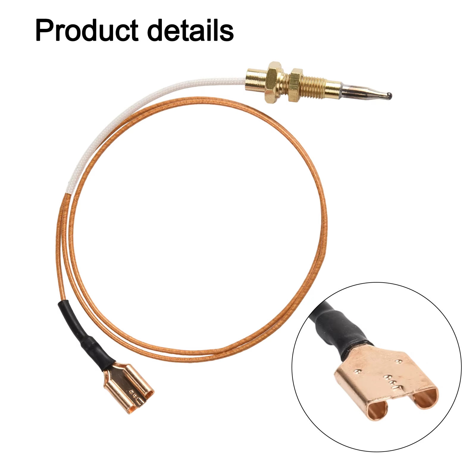 Kit de Thermocouple à gaz universel, 600mm/1200mm, poêle à gaz, chauffage, brûleur, pièces de rechange pour cheminée, 1 pièce