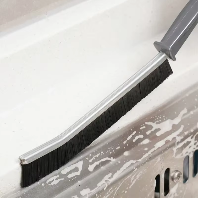 Brosse de nettoyage d'écart de coulis Durable, Joints de carrelage de cuisine, Angle mort, brosses de nettoyage à poils durs pour ligne de sol de douche 5/1 pièces