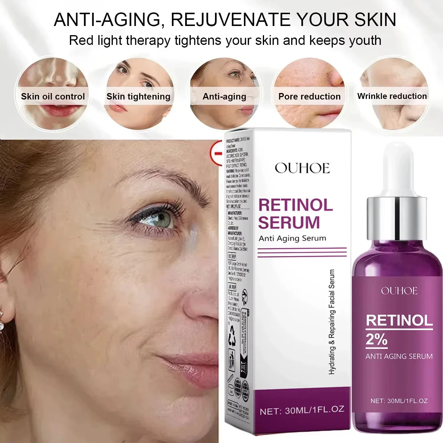 Sérum rétinol pour le visage
