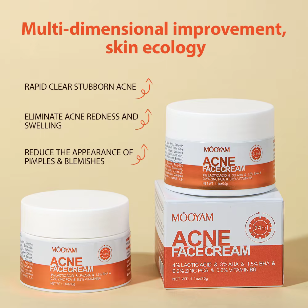 Crème Visage Anti-Acné aux Herbes