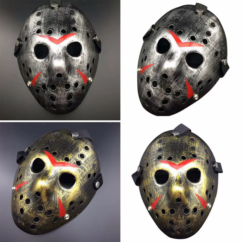 Masque de champion d'Halloween contre le hockey, costume de cosplay, masques Killer Masks Tim ade, Hmatte en