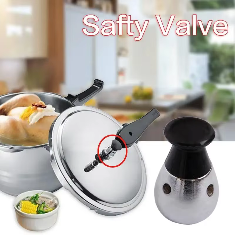 Autocuiseur haute pression, ustensiles de cuisine, marmite à soupe et à viande, Valve d'autocuiseur en aluminium, cuisinière domestique, appareils de cuisson en acier à Induction