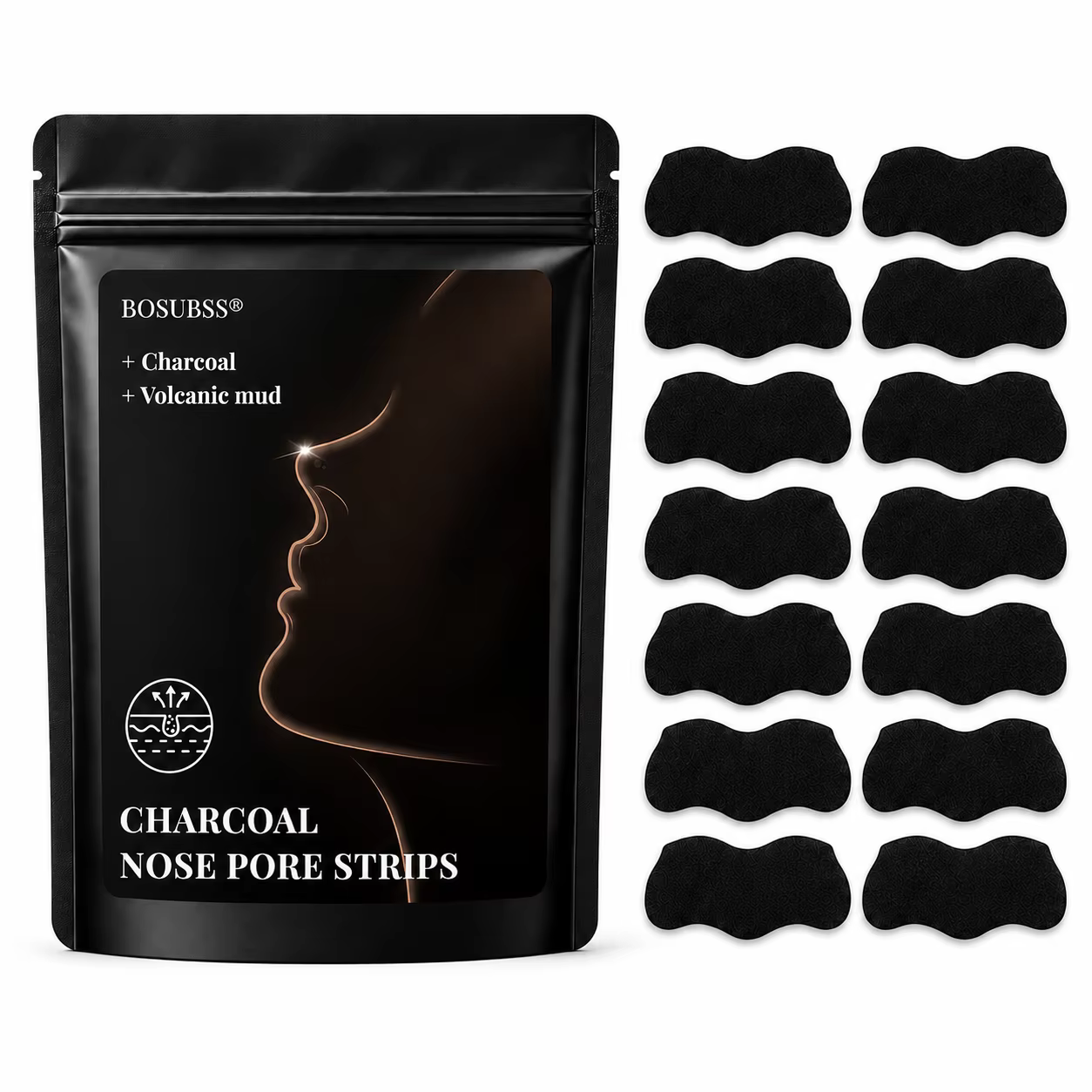 10/30 Bandes de soin au charbon pour le nez