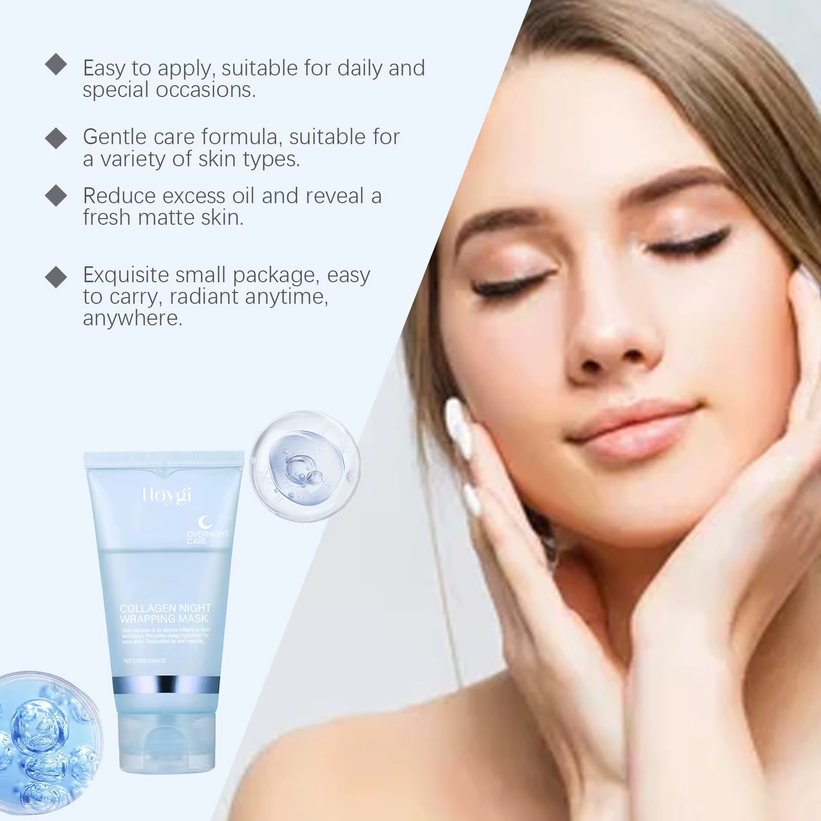 Masque exfoliant au collagène