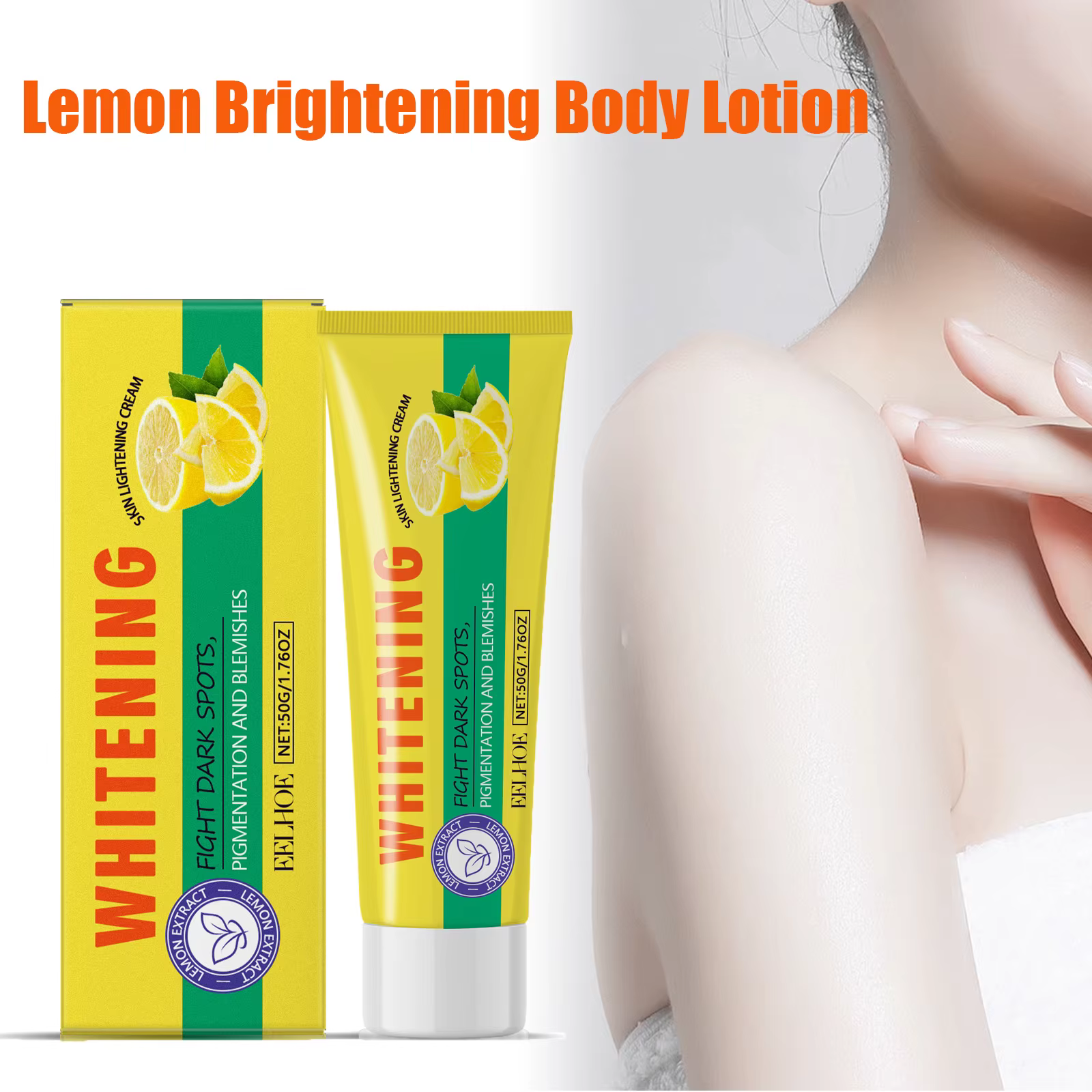 Lotion pour le corps éclaircissante au citron
