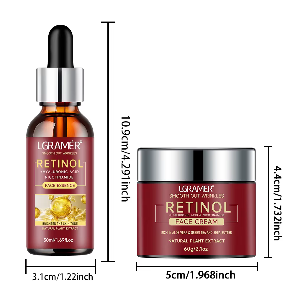 Rétinol sérum Combo crème pour le visage Lifting raffermissant réparateur