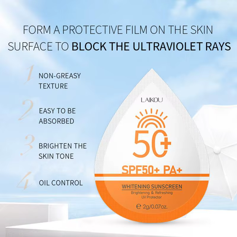 Mini crème solaire pour le visage