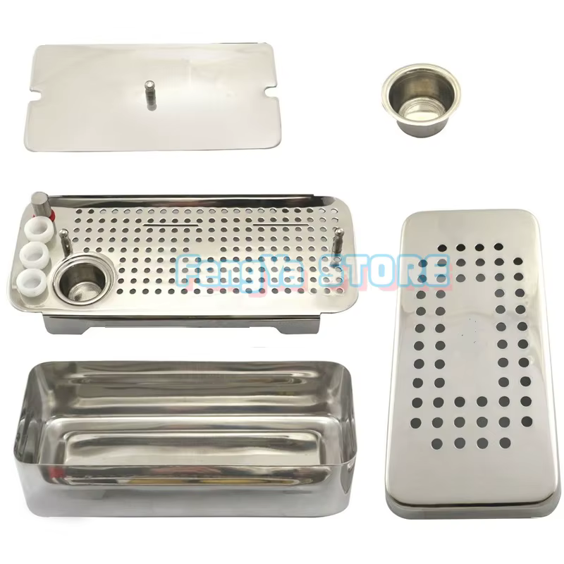 1 Ensemble de Boîtes PRF GRF Dentaires en Acier Inoxydable pour Plaques d'Implants, Boîte de Fibrine Riche, Boîte PRF Odontologie, Boîte PRF pour Implants Dentaires