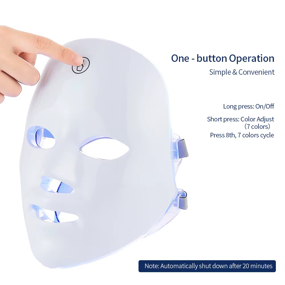 Masque facial LED 7 couleurs