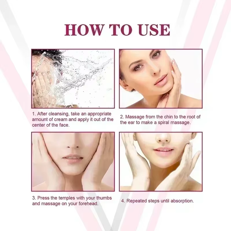 V-Line crème de Lifting du visage Anti-âge Invisible estompe les ridules