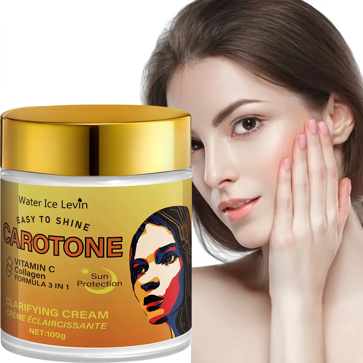 Crème visage riche en bêta-carotène