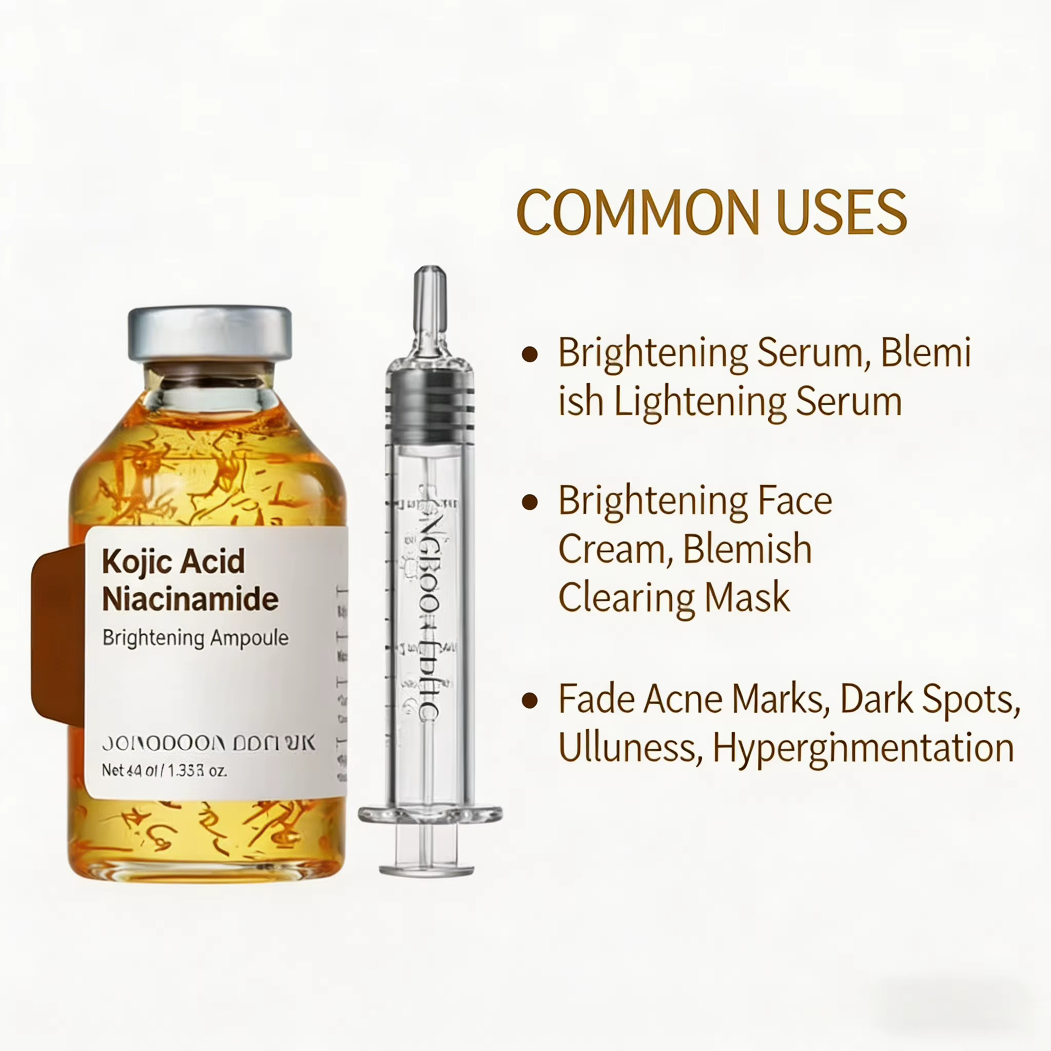 Sérum Éclaircissant à l'Acide Kojique et Niacinamide