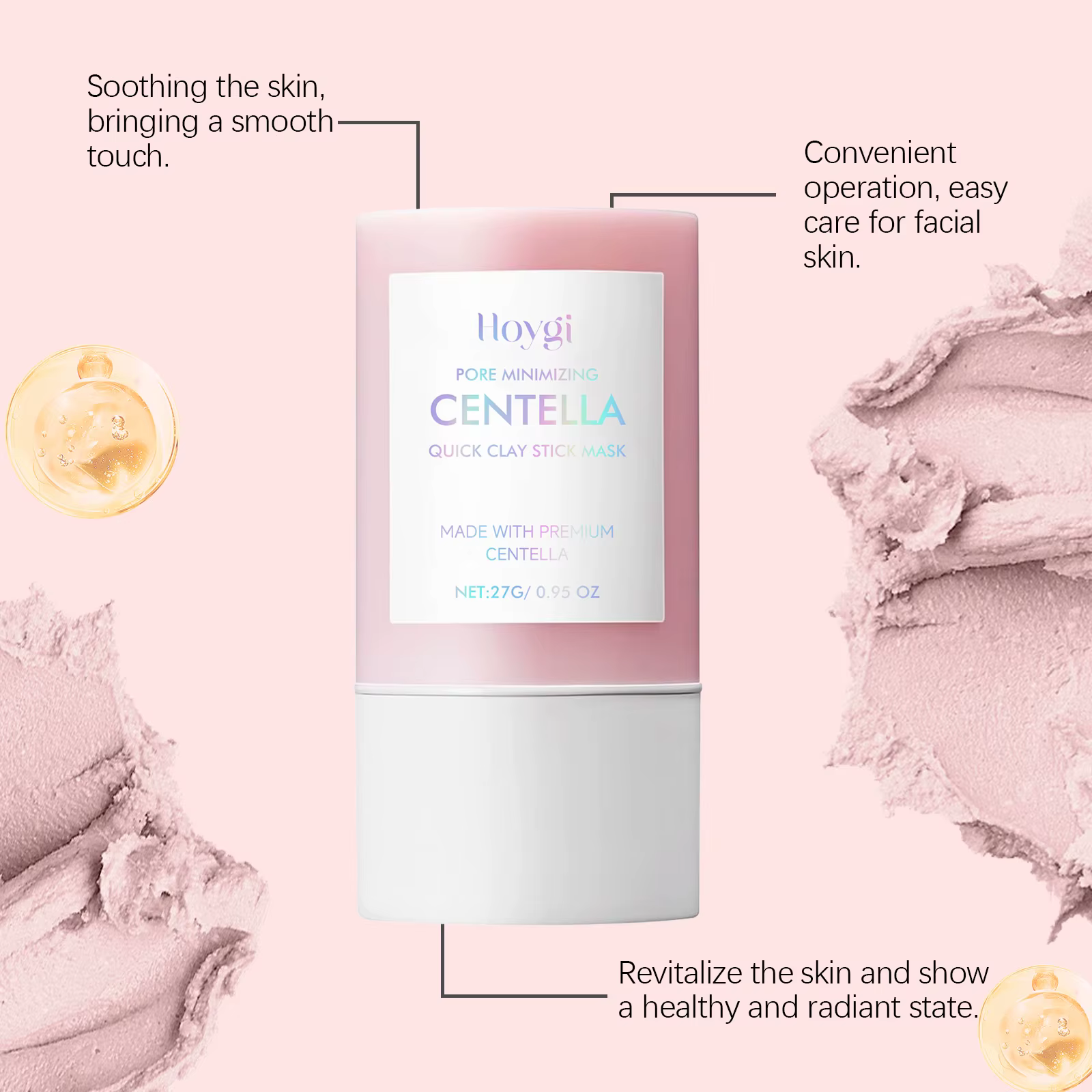 Masque en stick à l'argile de Centella pour minimiser les pores