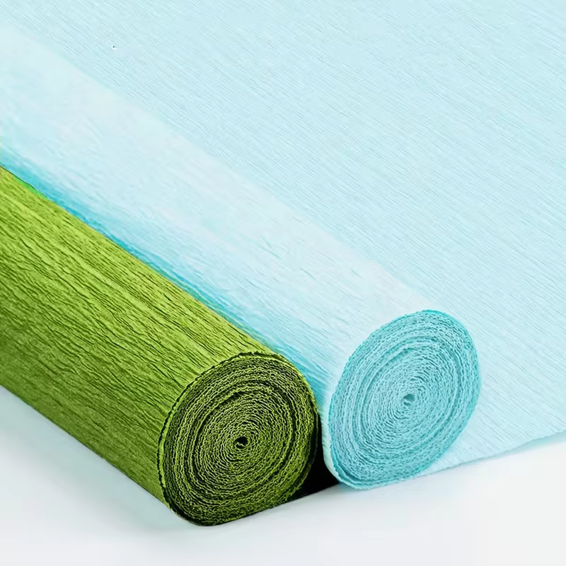 Lot de papier crépon épais, feuilles de papier crépon pour la création de fleurs, papier crépon pour la Saint-Valentin