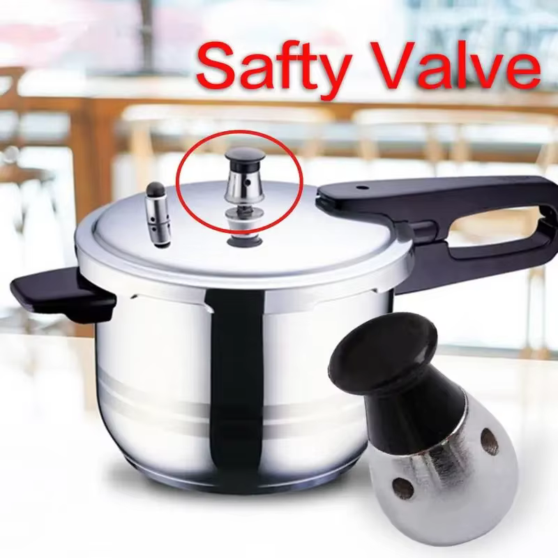 Autocuiseur haute pression, ustensiles de cuisine, marmite à soupe et à viande, Valve d'autocuiseur en aluminium, cuisinière domestique, appareils de cuisson en acier à Induction