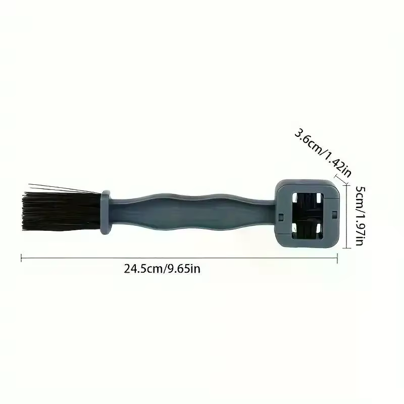 Brosse de nettoyage de chaîne de vélo, poignée ergonomique, poils rigides, éliminateur efficace de saleté pour l'entretien des vélos électriques et des vélos de route