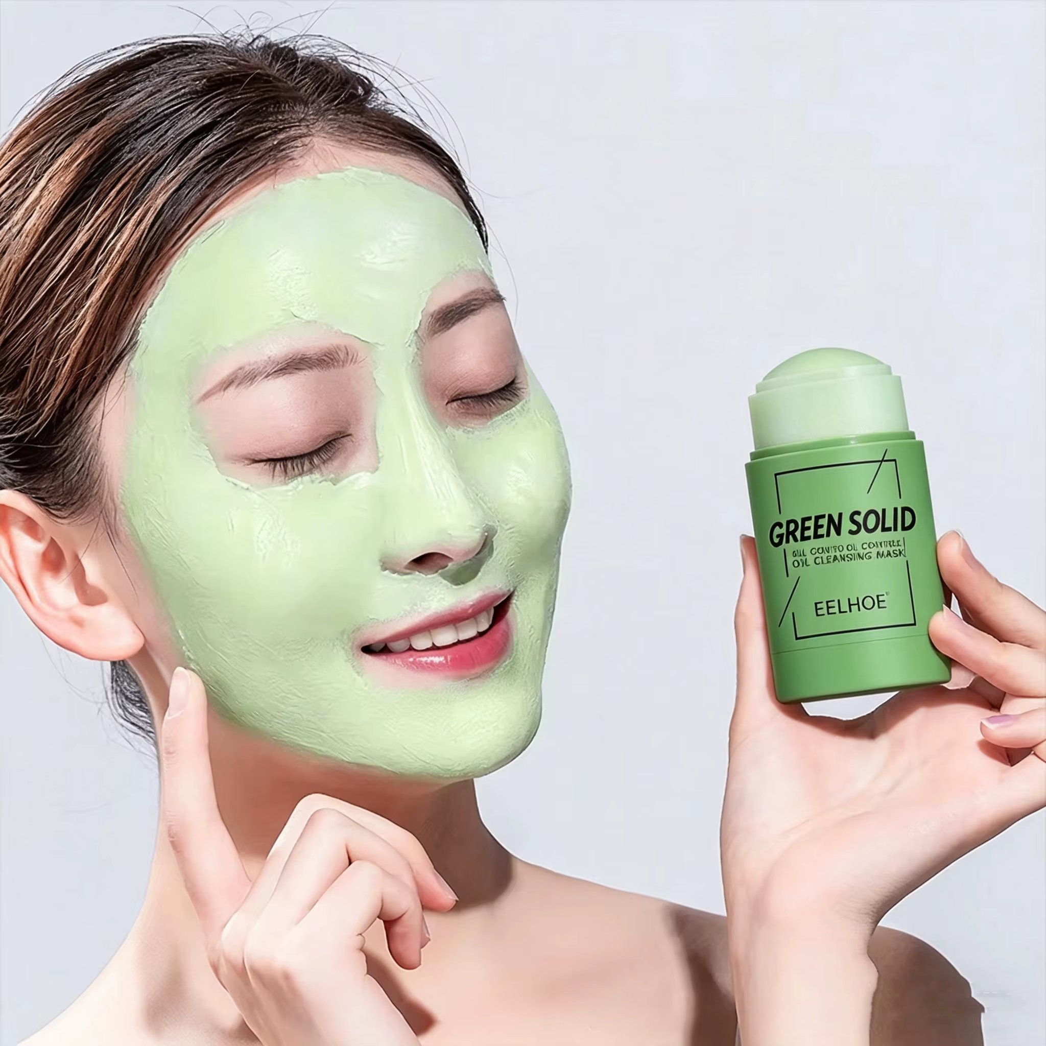 Bâtonnet d'argile au thé vert pour le visage