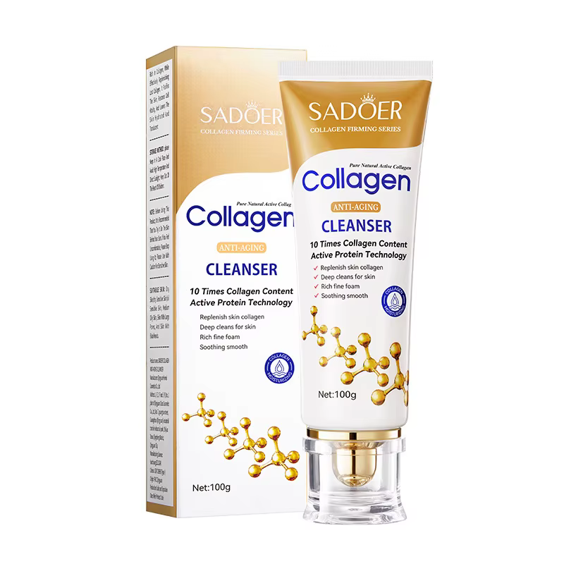SADOER collagène nettoyant pour le visage soin raffermissant hydratant