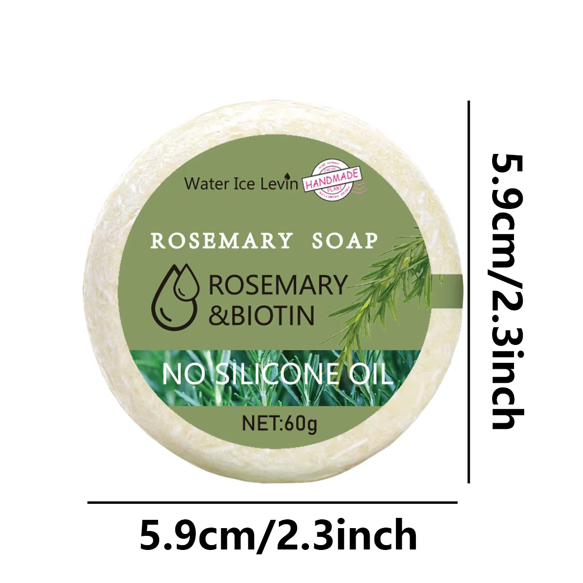 Savon Shampooing au Romarin | Huile Nettoyante Profonde