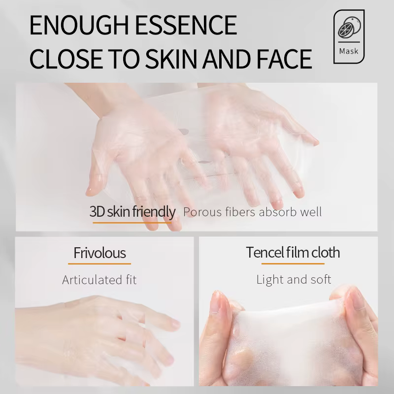 Masque facial à la vitamine C