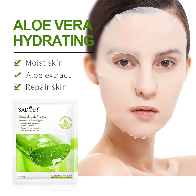 8 pièces SADOER Fruits masque Facial beauté masques de soin du visage hydratant raffermissant