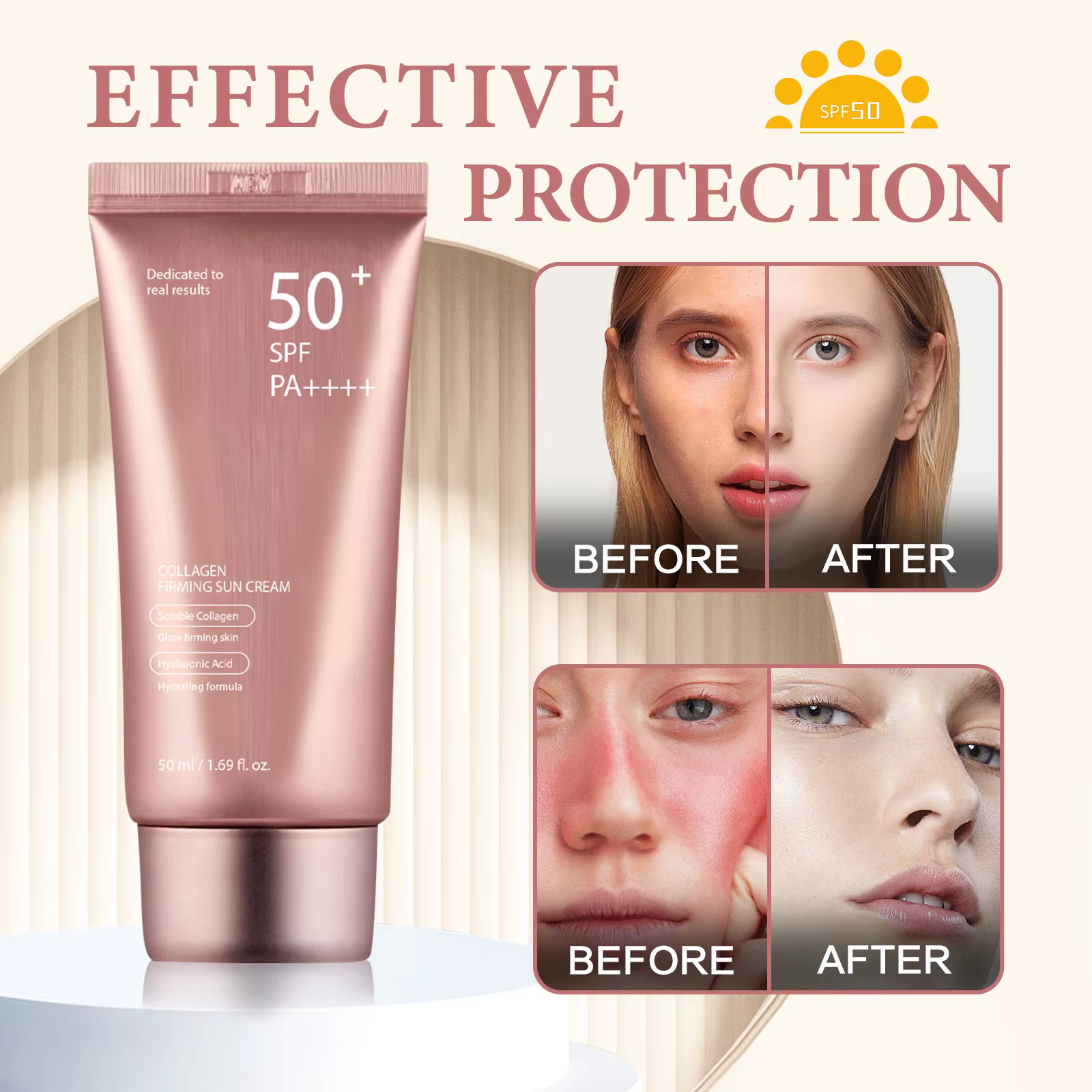 Crème solaire SPF50 PA+++ 50 ml
