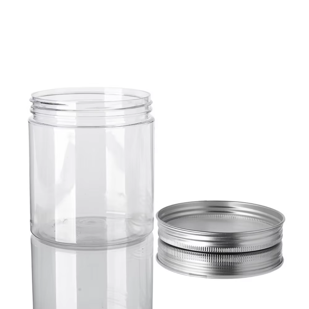 6 pcs/lot 80 ml couvercle en aluminium pots de crème Mini