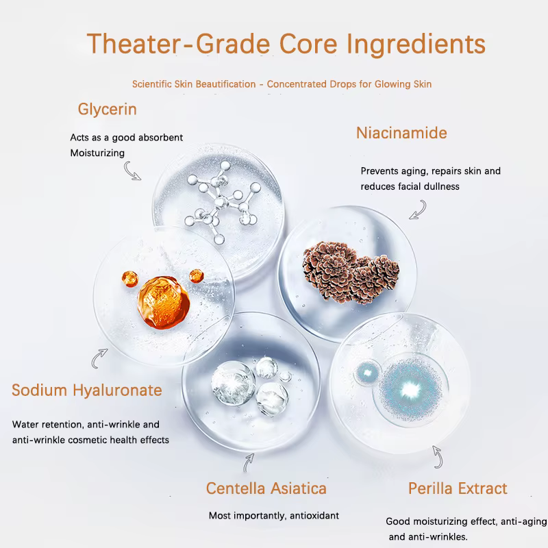 Masque facial coréen à l'acide hyaluronique et au collagène
