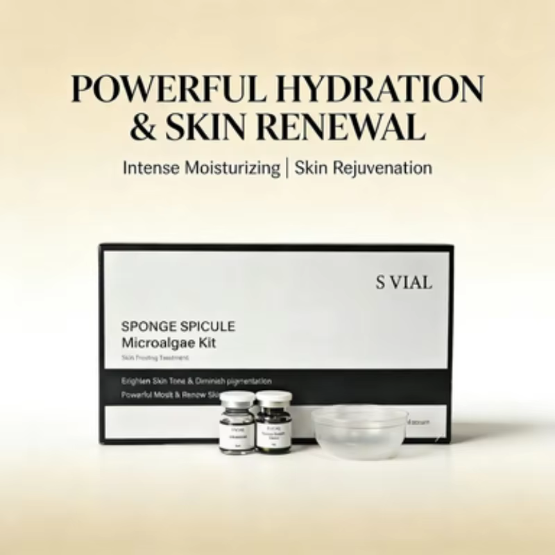 Kit de Microneedling Bio aux Spicules d'Éponge Régénération du Collagène Extrait Biologique Naturel