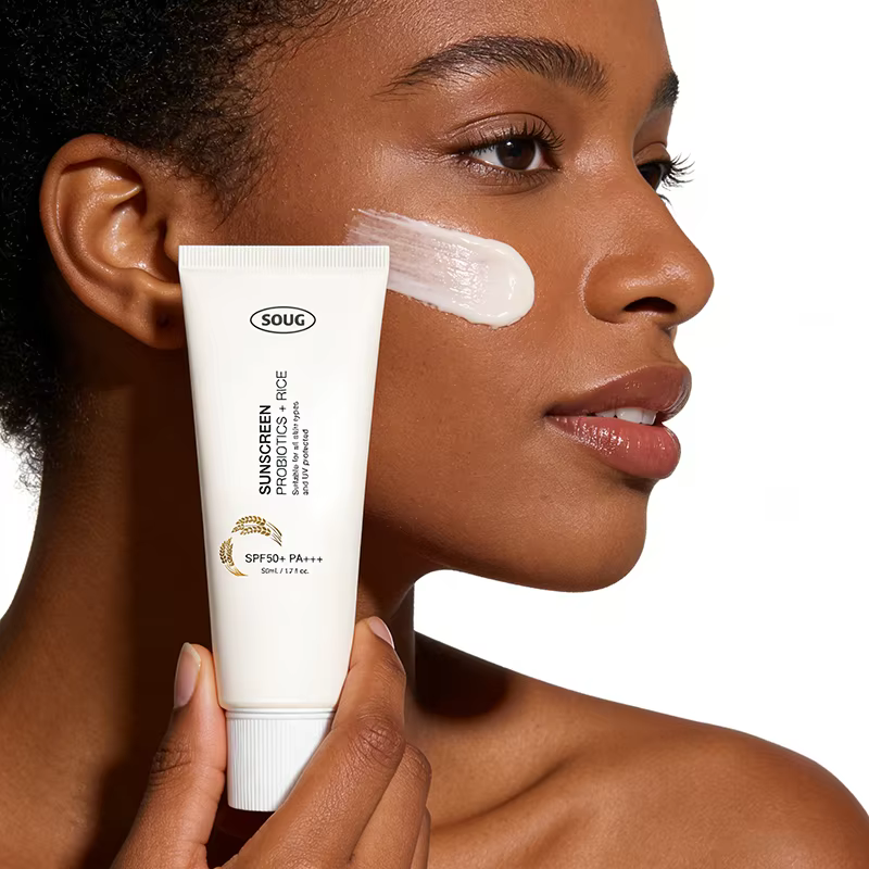 Crème solaire coréenne aux probiotiques de riz SPF50+ Rafraîchissante